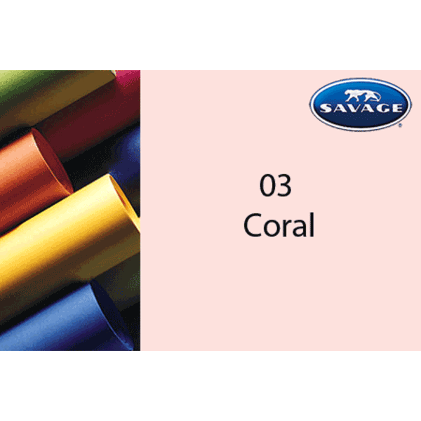 Savage Hintergrundpapier Coral 2.72x11m