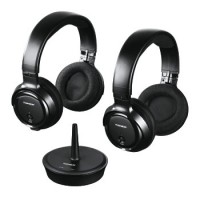 Thomson WHP3203D TV-Funkkopfhörer-Set, Over-Ear, Rauschunterdrückung, 100 m, Schw.