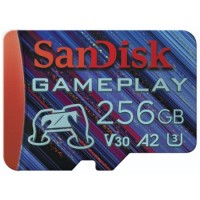 SanDisk microSDXC Gameplay 256GB (190MB/s, 130MB/s W, UHS-I, V30, U3, C10)
