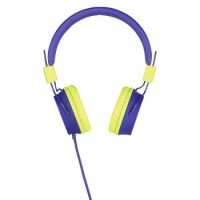 Thomson HED8100B Kinderkopfhörer, On-Ear, mit Kabel, Lautstärkebegrenzung, Blau