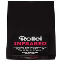 Rollei Infrared 400, 4x5 inch (10,2x12,7 cm), 25 Blatt