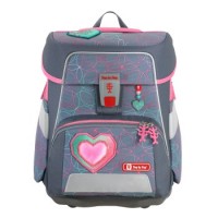 Step by Step SPACE Schulranzen-Set Glitter Heart Hazle, 5-teilig