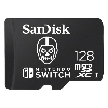SanDisk microSDXC Extr 128GB (U3/UHS-I/CL.10/R100/W60) Fortnite, Skull Trooper