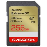 SanDisk SDXC Extreme GO 256GB (UHS-1, R 230MB/s / W150MB/s, 4K)