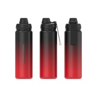 coocazoo Isolierte Edelstahl-Trinkflasche, Gradient Red