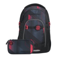 coocazoo Rucksack-Set MATE FC Bayern, Stern des Südens, 2-tlg.