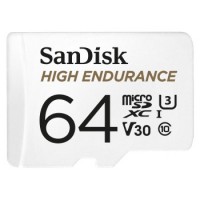 SanDisk microSDXC High Endurance Monitoring 64GB, Class 10, 100MB/s + SD-Adapter