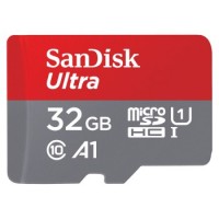 SanDisk microSDHC Ultra 32GB (A1/UHS-I/Cl.10/120MB/s) + Adapter Imaging