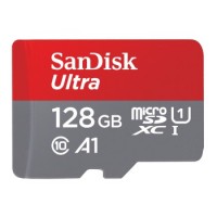 SanDisk microSDXC Ultra 128GB (A1/UHS-I/Cl.10/140MB/s) + Adapter Mobile