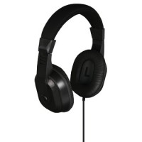 Thomson HED4407 TV-Kopfhörer, Over-Ear, langes Kabel, 6,3-mm-Adapter, Schwarz