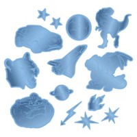 Step by Step Reflektierendes Sticker-Set Blau