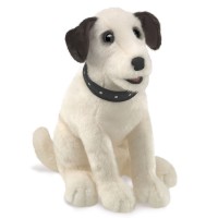 Folkmanis Handpuppe Terrier sitzend