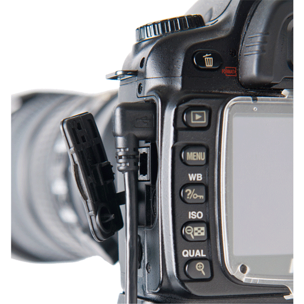 TetherPro USB 2.0 A / Mini-B Left Angle, 30cm