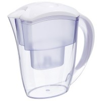 Xavax Wasserfilterkanne mit 1 Filterkartusche, 2,4 l, Weiß