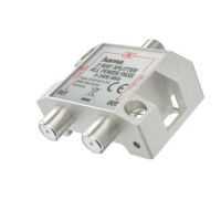 Hama SAT-Verteiler, 2-fach, voll geschirmt