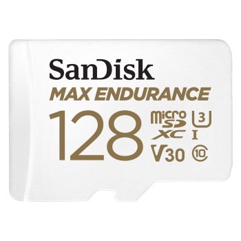 SanDisk microSDXC Max Endurance 128GB (V30/U3/Cl.10/R100/W40) + SD-Adapter
