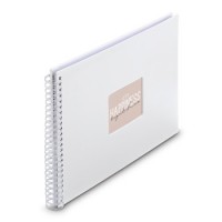 Hama Spiral-Album Fine Art, 36x32 cm, 50 weiße Seiten, Weiß