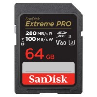 SanDisk SDXC Extreme PRO 64 GB (V60/UHS-II/U3/R280-/W100 MB/s)