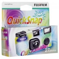 Fujifilm Quicksnap Einwegkamera mit Blitz für Farbfotos, 27 Aufnahmen