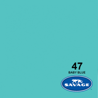 Savage Hintergrundpapier Baby Blue 1.36x11m