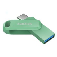 SanDisk Ultra Dual USB Flash Drive Go 128 GB, USB-C, Absinthe Green