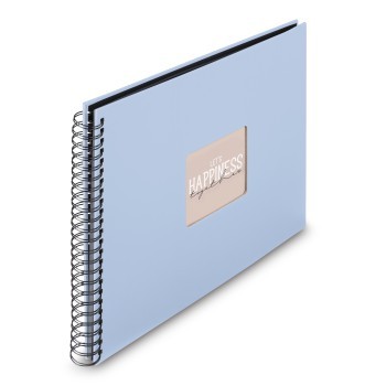 Hama Spiral-Album Fine Art, 36x32 cm, 50 schwarze Seiten, Lagune