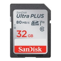 SanDisk SDHC Elite Ultra Plus 32GB, Class 10, 80MB/s, + rescue pro