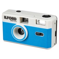 Ilford Kamera Sprite 35-II silber/blau