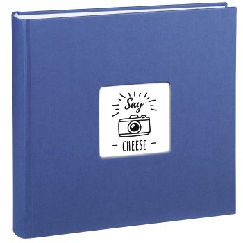 Hama Jumbo-Album Fine Art, 30x30 cm, 100 weiße Seiten, Blau