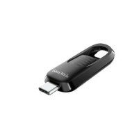SanDisk USB-Stick Ultra Slider, USB-C, 256 GB, schwarz