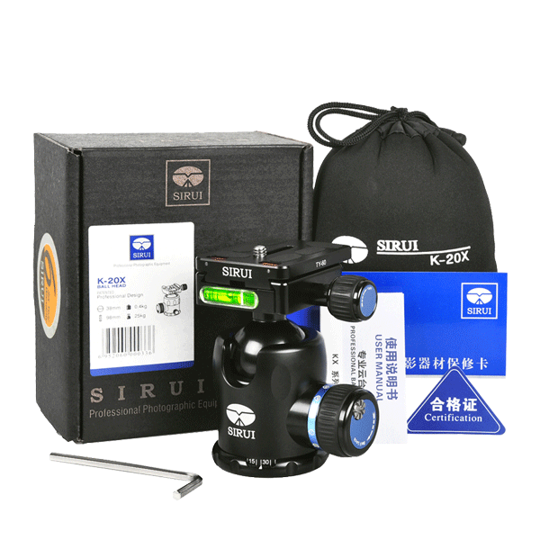 Sirui K-20X Kugel-Stativkopf bis 25kg