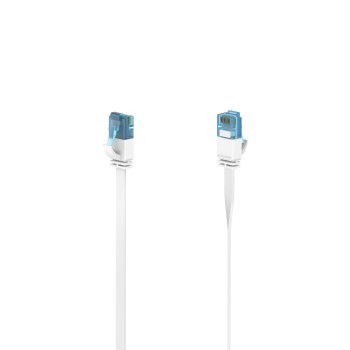Hama Netzwerkkabel, CAT-6a, 10 Gbit/s, U/UTP, flach, 10,00 m