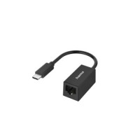 Hama Netzwerk-Adapter, USB-C-Stecker - LAN/Ethernet-Buchse, Gigabit Ethernet