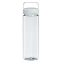 Xavax Trinkflasche, 900ml, auslaufsicher, Henkel, Schraubverschluss, Transparent