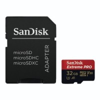 SanDisk microSDHC Extreme Pro 32GB (A1/ V30/ U3/ R100/ W90) + Adapter Mobile