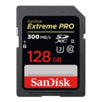 SanDisk SDXC Extreme PRO 128 GB (V90/U3/UHS-II/Cl.10/R300-/W300 MB/s)
