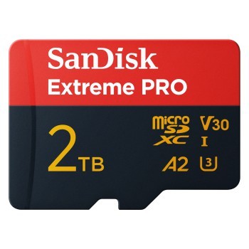 SanDisk microSDXC Extreme PRO 2TB (R200MB/s) + Adapter, 2 Jahre RescuePRO Deluxe