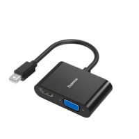 Hama Video-Adapter, 2in1, Mini-DisplayPort-St. - VGA & HDMI™-Buchse, Ultra-HD 4K