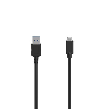Hama USB-C-Kabel, USB-C-Stecker - USB-A-Stecker, USB 3.2 Gen1, 5 Gbit/s, 1,50 m