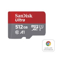 SanDisk microSDXC Ultra 512GB, Class 10, 150MB/s + SD-Adapter für Chromebooks