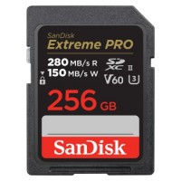 SanDisk SDXC Extreme PRO 256 GB (V60/UHS-II/U3/R280-/W150 MB/s)