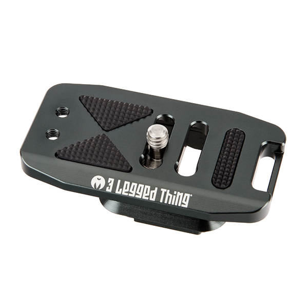 3 Legged Thing 70mm Basisplatte von ELLIE Peak Design+Arca Gray