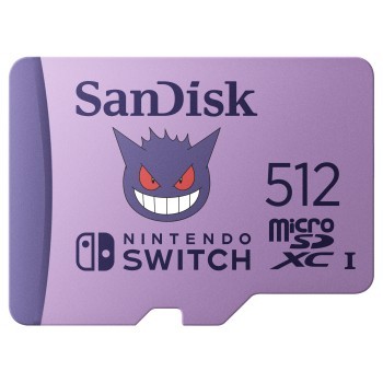 SanDisk MicroSDXC Pokemon 512GB (UHS-I/ V30/ U3/ 4K/ R100/ W90) für Nintendo Switch