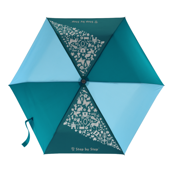 Doppler Regenschirm Petrol Blue, Magic Rain EFFECT