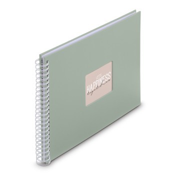 Hama Spiral-Album Fine Art, 36x32 cm, 50 weiße Seiten, Salbei