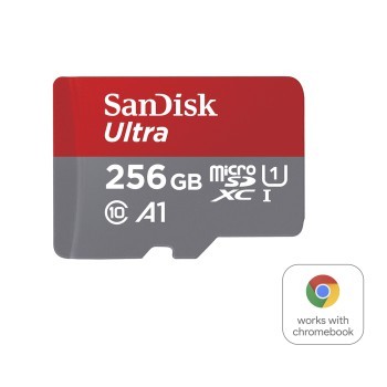 SanDisk microSDXC Ultra 256GB, Class 10, 150MB/s + SD-Adapter, für Chromebooks