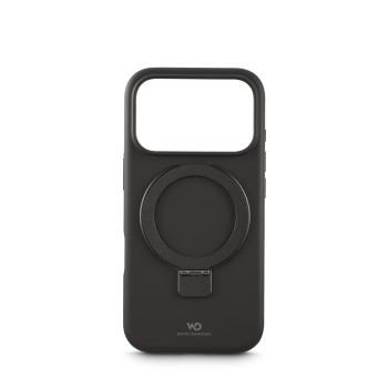 White Diamonds Cover Mag Urban Stand Case für Apple iPhone 17 Pro, Schwarz