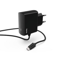 Hama Ladegerät, Micro-USB, 2,4 A, Schwarz