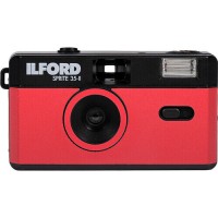 Ilford Kamera Sprite 35-II schwarz/rot