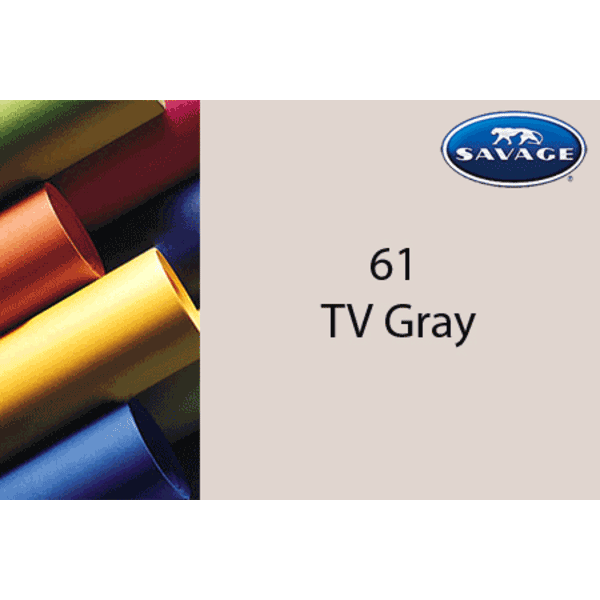 Savage Hintergrundpapier TV Gray 2.72x11m